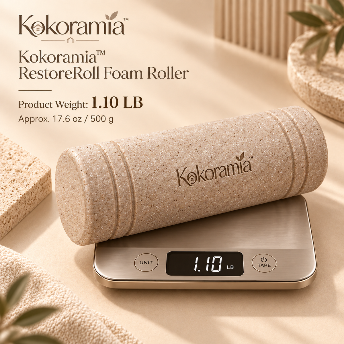 Kokoramia™ RestoreRoll Foam Roller
