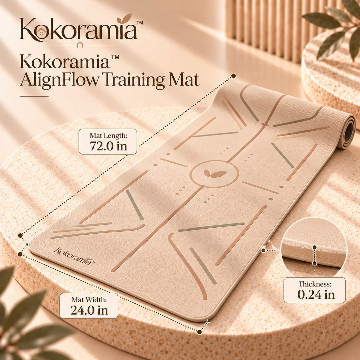 Kokoramia™ AlignFlow Training Mat