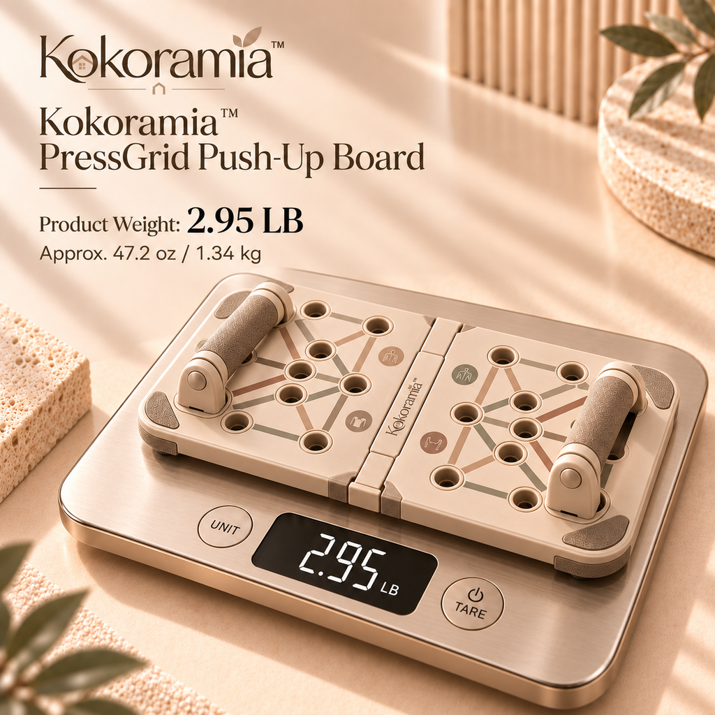 Kokoramia™ PressGrid Push-Up Board