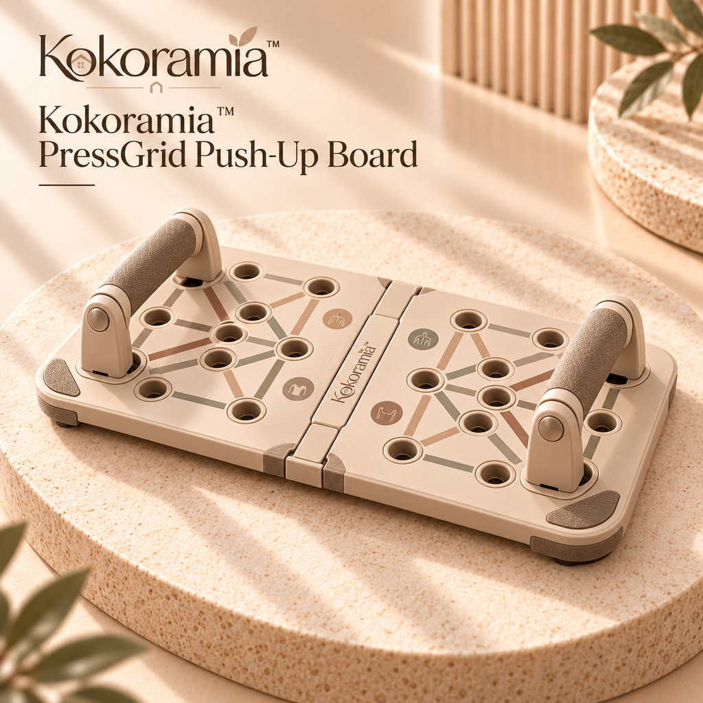 Kokoramia™ PressGrid Push-Up Board