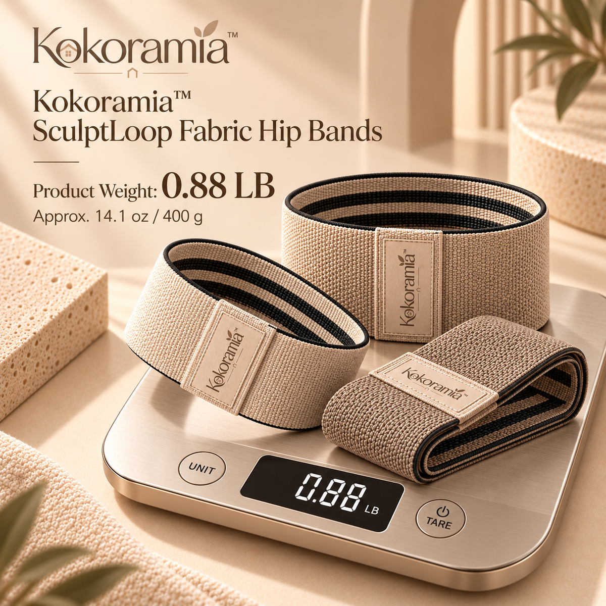 Kokoramia™ SculptLoop Fabric Hip Bands