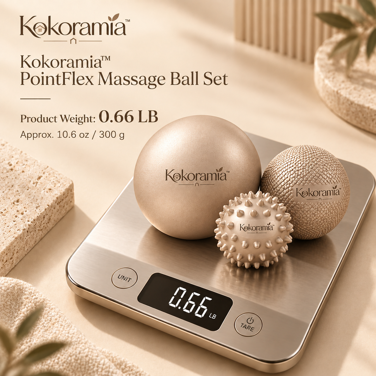 Kokoramia™ PointFlex Massage Ball Set