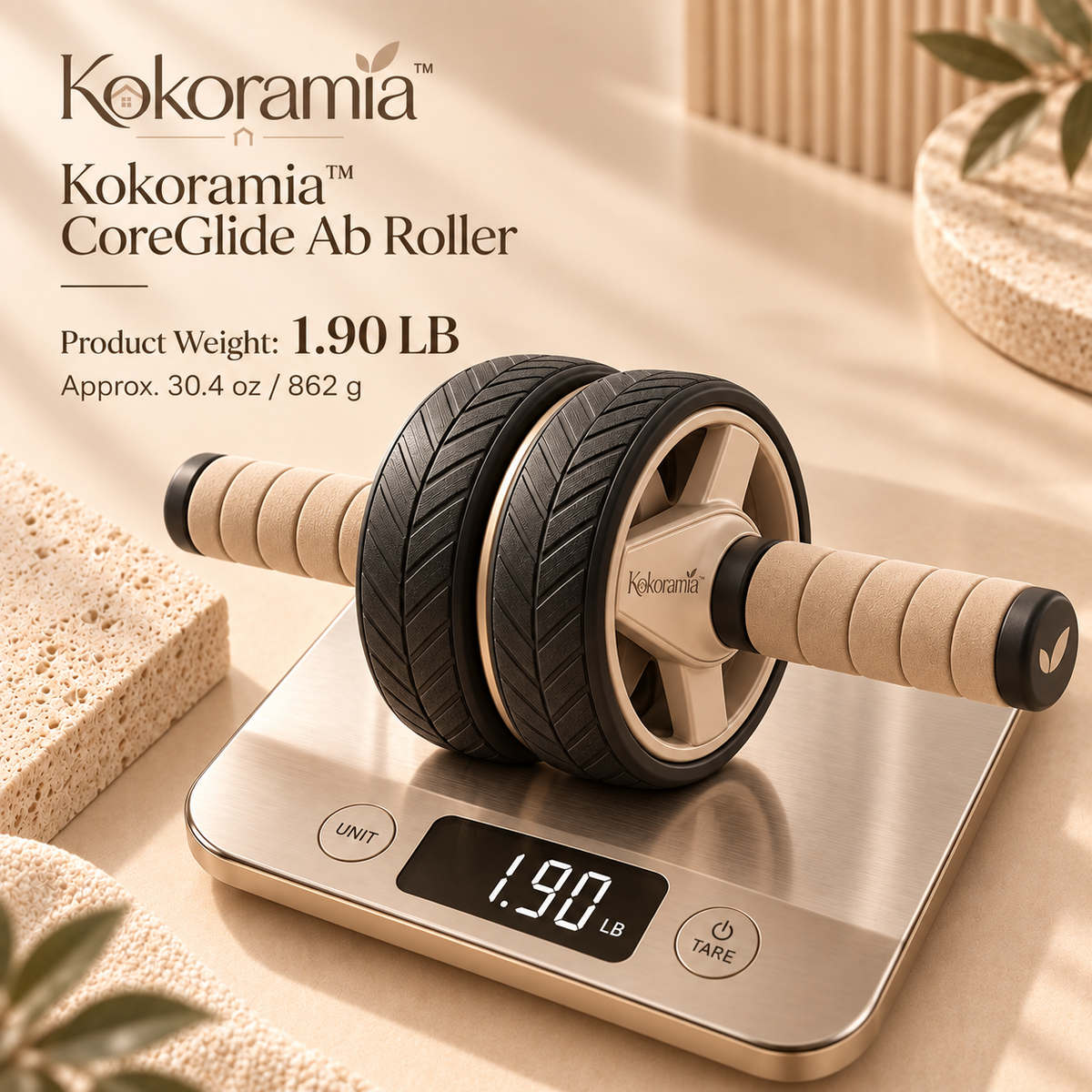 Kokoramia™ CoreGlide Ab Roller