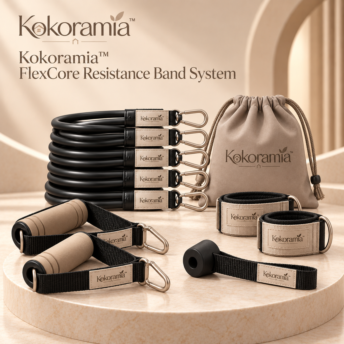 Kokoramia™ FlexCore Resistance Band System