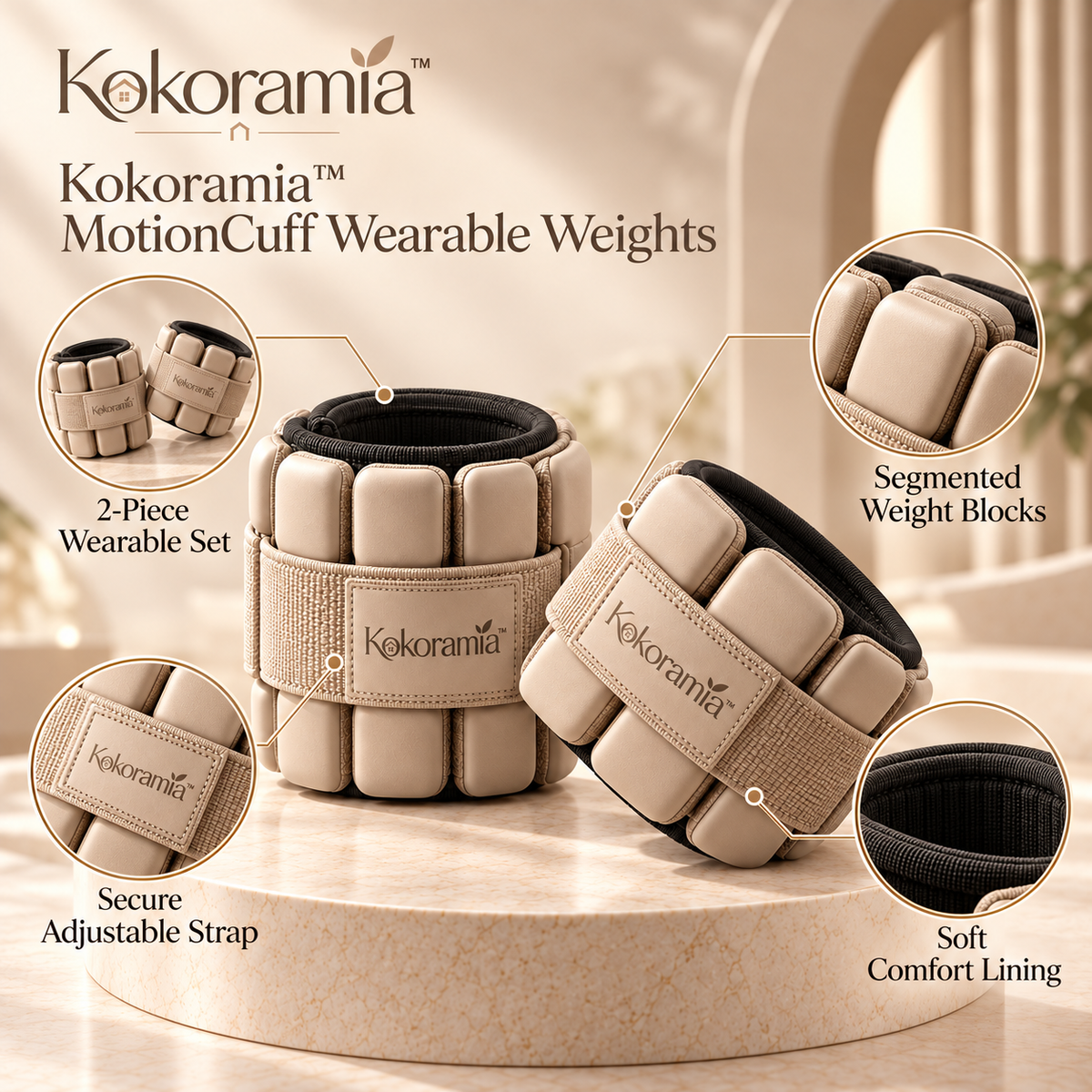 Kokoramia™ MotionCuff Wearable Weights