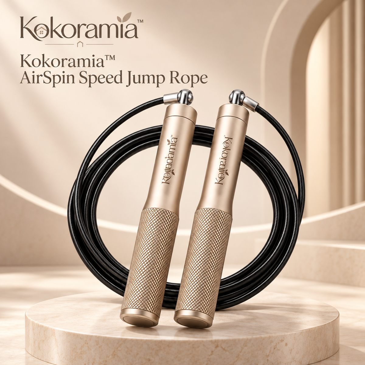 Kokoramia™ AirSpin Speed Jump Rope