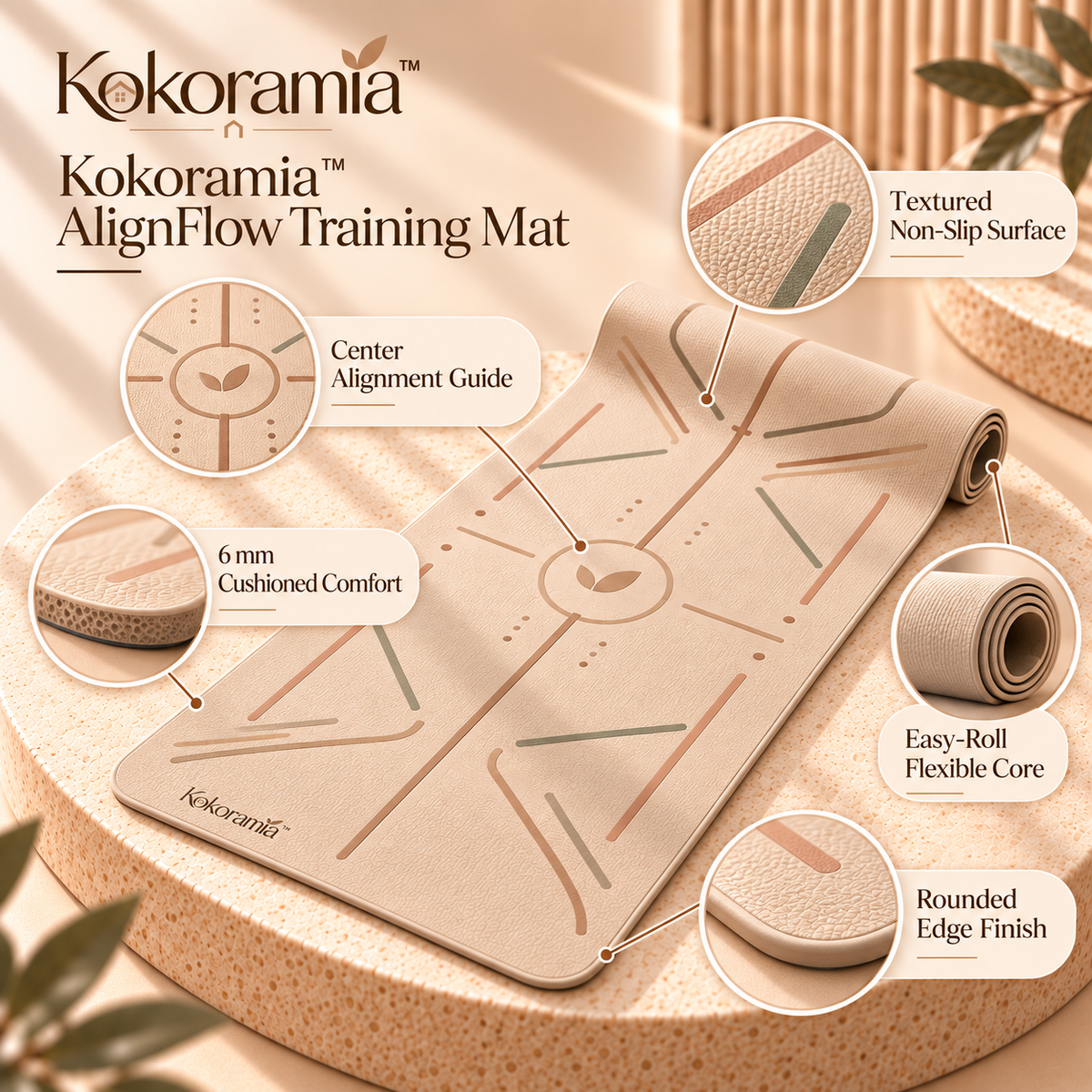 Kokoramia™ AlignFlow Training Mat