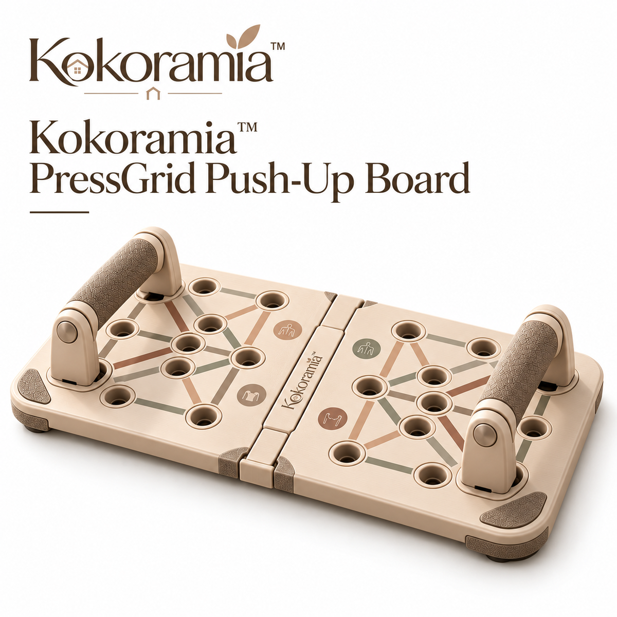 Kokoramia™ PressGrid Push-Up Board